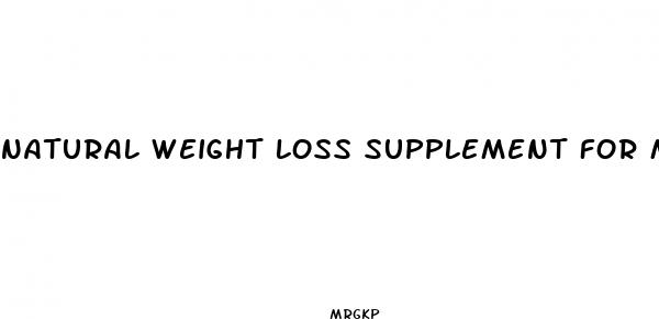natural weight loss supplement for menopause