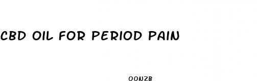 cbd oil for period pain