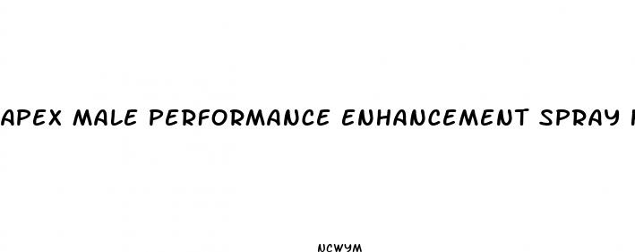 apex male performance enhancement spray healthy vibes ingredients