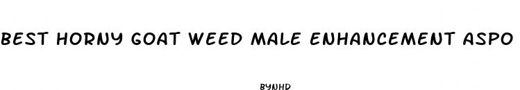 best horny goat weed male enhancement aspo
