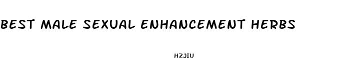 best male sexual enhancement herbs