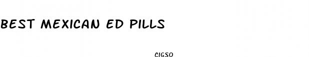 best mexican ed pills