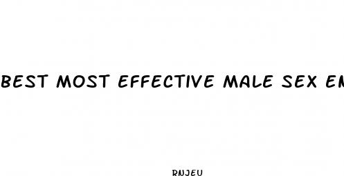 best most effective male sex enhancement supplement