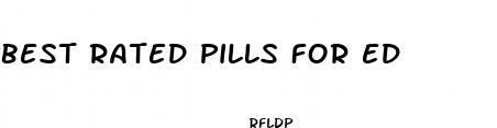 best rated pills for ed