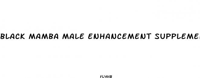 black mamba male enhancement supplement