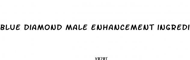 blue diamond male enhancement ingredients