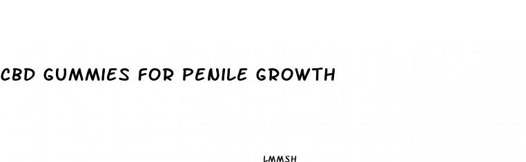 cbd gummies for penile growth