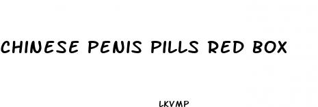 chinese penis pills red box