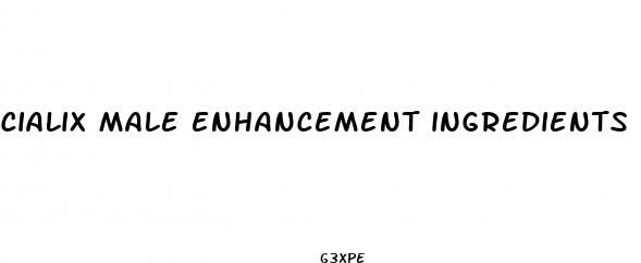 cialix male enhancement ingredients