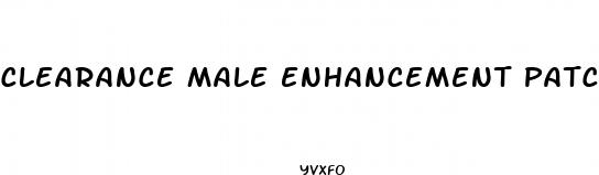 clearance male enhancement patch