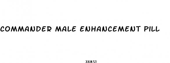 commander male enhancement pill