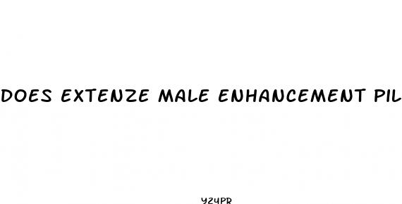 does extenze male enhancement pills really work