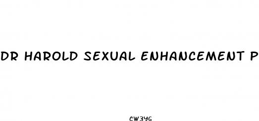 dr harold sexual enhancement pills for men