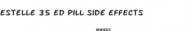 estelle 35 ed pill side effects