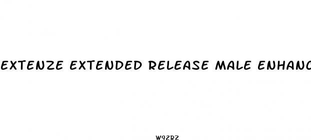 extenze extended release male enhancement supplement reviews
