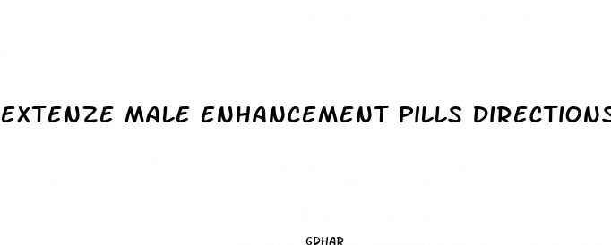 extenze male enhancement pills directions