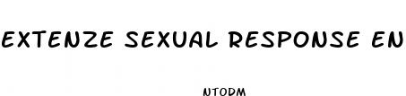 extenze sexual response enhancement blend