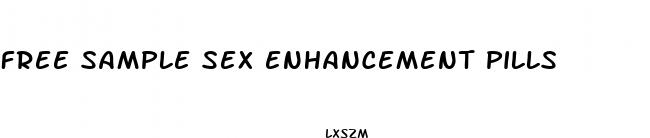 free sample sex enhancement pills