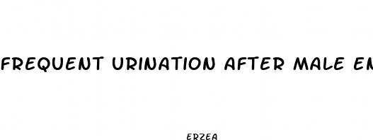 frequent urination after male enhancement pills