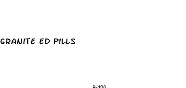 granite ed pills
