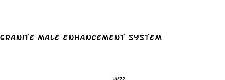 granite male enhancement system
