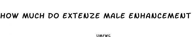 how much do extenze male enhancement cost