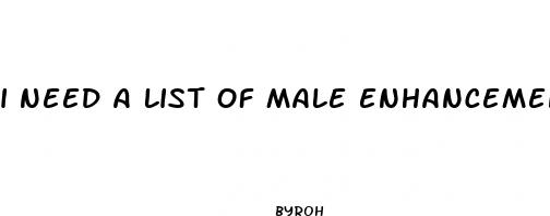 i need a list of male enhancement stores