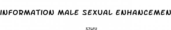 information male sexual enhancement
