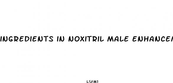 ingredients in noxitril male enhancement