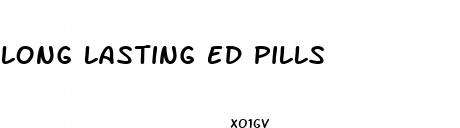 long lasting ed pills
