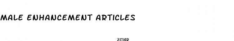 male enhancement articles