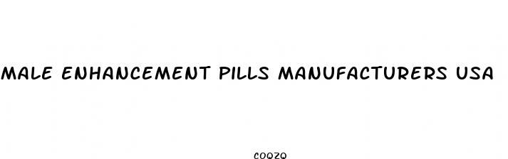 male enhancement pills manufacturers usa