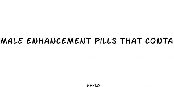 male enhancement pills that contain sildenafil