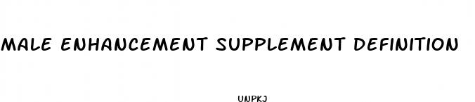 male enhancement supplement definition