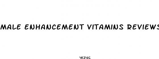 male enhancement vitamins reviews
