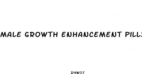 male growth enhancement pills