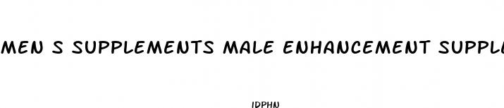 men s supplements male enhancement supplements