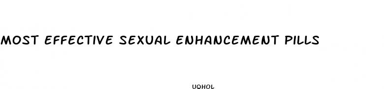most effective sexual enhancement pills