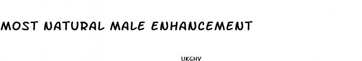 most natural male enhancement