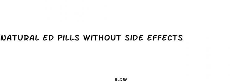 natural ed pills without side effects
