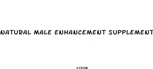 natural male enhancement supplements gnc