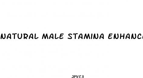 natural male stamina enhancement