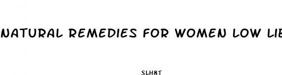 natural remedies for women low libido