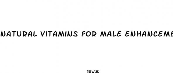 natural vitamins for male enhancement