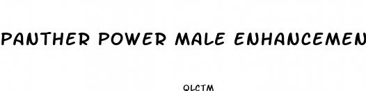 panther power male enhancement
