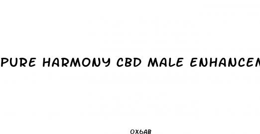 pure harmony cbd male enhancement gummies cost