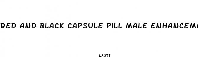 red and black capsule pill male enhancement with dragon imprint