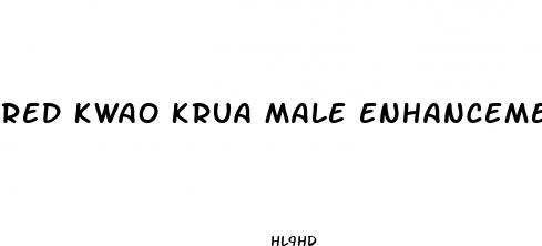 red kwao krua male enhancement