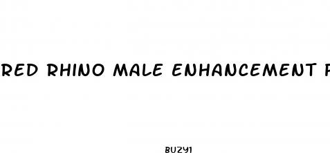 red rhino male enhancement pill