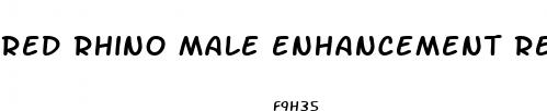 red rhino male enhancement reviews